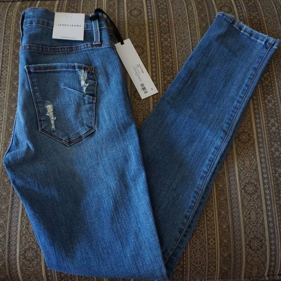 James Jeans Twiggy 5 Pocket Mid Rise Legging Jeans NWT - Picture 3 of 6